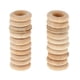 thumbnail image 2 of 20pcs Anillo de Madera Soledad 15mm para Decoración de Artesanías de Bricolaje, 2 of 8