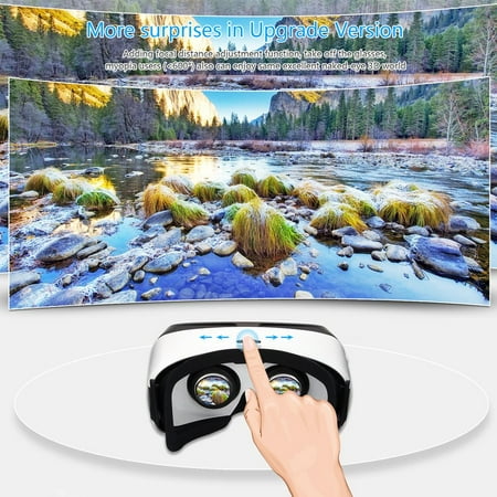 3D VR Glasses LESHP Headset Virtual Reality Goggles for Smartphones
