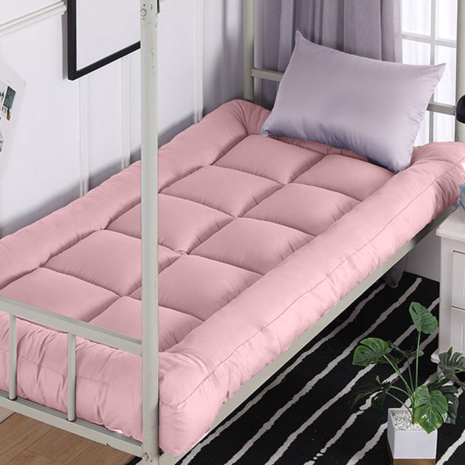 Tapis De Sol Pliable 90x190 Matelas Futon Japonais Pliable Gris 90x190 Cm - Tapis De Sol Pour Lit Simple, Camping Ou Invités - Confortable Et Portable Tapis De Sol Pliable 90x190 Matelas Futon Japonais Pliable Gris 90x190 Cm - Tapis De Sol Pour Lit Simple, Camping Ou Invités - Confortable Et Portable
