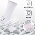 thumbnail image 2 of ARWSER 12 Pairs Mens Crew Socks Athletic Running Cushioned Breathable Socks, 2 of 8