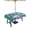 Turquoise, variant on Outdoor Tablecloths with Umbrella Hole & Zipper, Hello Spring Tablecloth Rectangle 60x84 Inch, Pastoral Purple Bottle Floral Dark Green Wood Waterproof Table Cloth, Patio/Pool/Picnic Table Covers