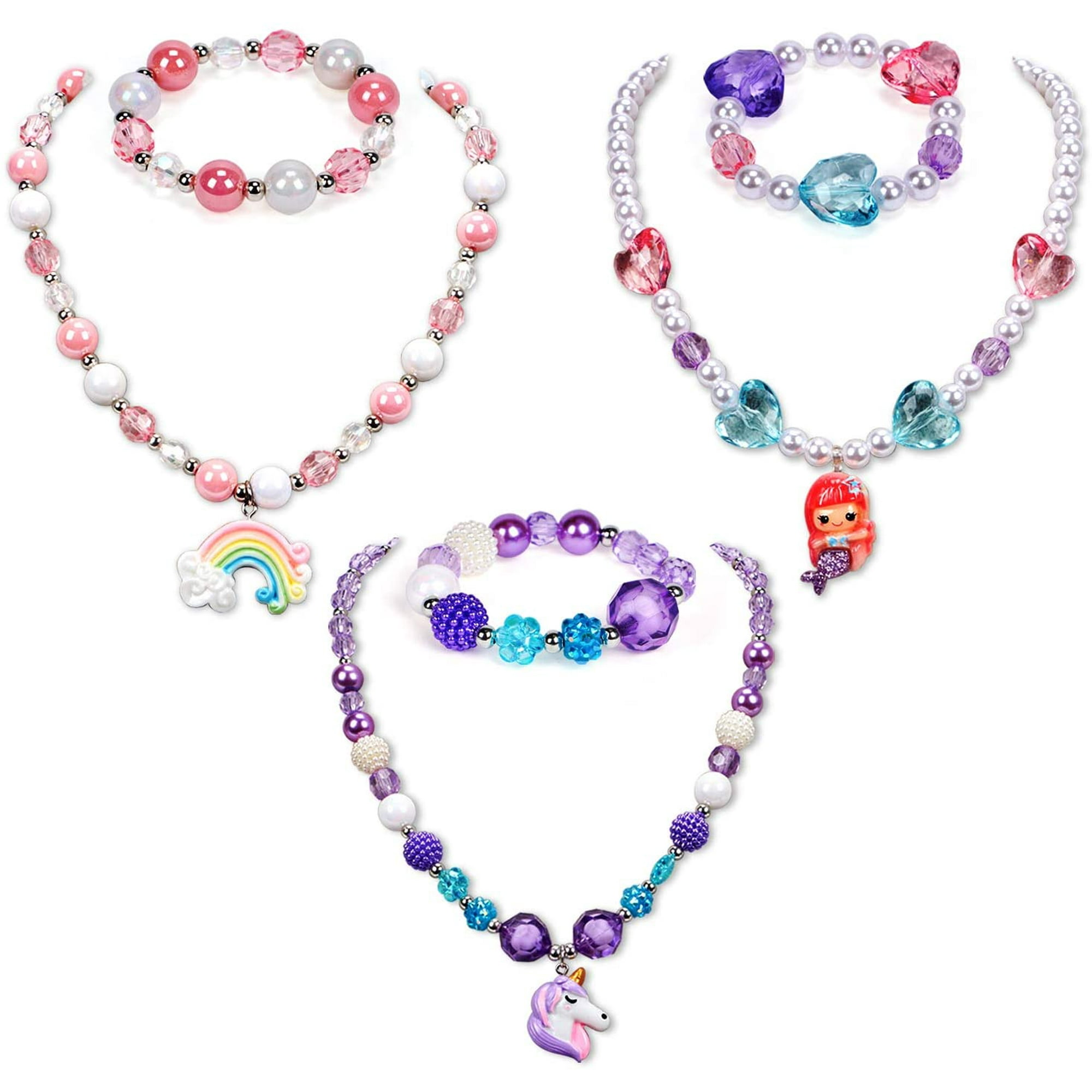 Beaded Bracelet - Rainbow (matches Princess Necklace) Beaded Bracelet - Rainbow (matches Princess Necklace)