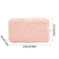 thumbnail image 3 of Bolsa de almacenamiento de felpa de peluche | Neceser portátil de viaje para cosméticos y artículos de aseo, 3 of 6