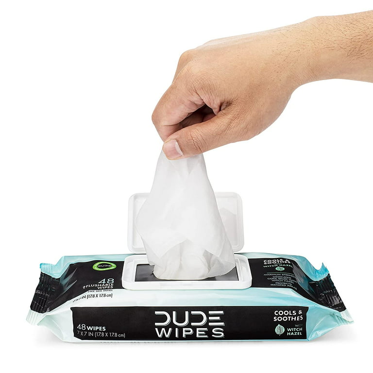 Dude Wipes  Portable Plant-Based Wipes - Three Commas™