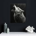 thumbnail image 4 of COMIO Wolf Wall Decoration Wolf Poster Black And White Abstract Canvas Wall Art Print Modern Living Room B Wall Art Paintings Canvas Wall Decor Home Decor Living Room Decor Aesthetic Prints, 4 of 4