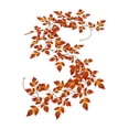 thumbnail image 2 of geerera Fall Decor Fall Garland for Home - 80.7" Artificial Autumn Leaf Vine with Serrated Fall Foliage, Fall Home Decor Leaves Decor Hanging Swag for Mantel Wall Doorway, 2 of 8