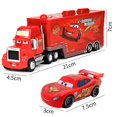 thumbnail image 2 of Movie Cars 2 3 Personajes Lightning Mcqueen & The King & Chick Hicks & Mack Truck Uncle Metal Die-cast Toy Cars Modelo Vehical para niños Regalos, 2 of 5