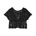 thumbnail image 5 of jiaxiM Lightweight Cardigans for Women Lace Cropped Jacket Open Front Short Sleeve Bolero Shrug Summer Cardigans, 5 of 5