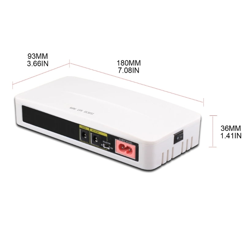 UPS Uninterrupted Power with Built-in 5500mAhx2 Li-battery 5V9V12V24V Output
