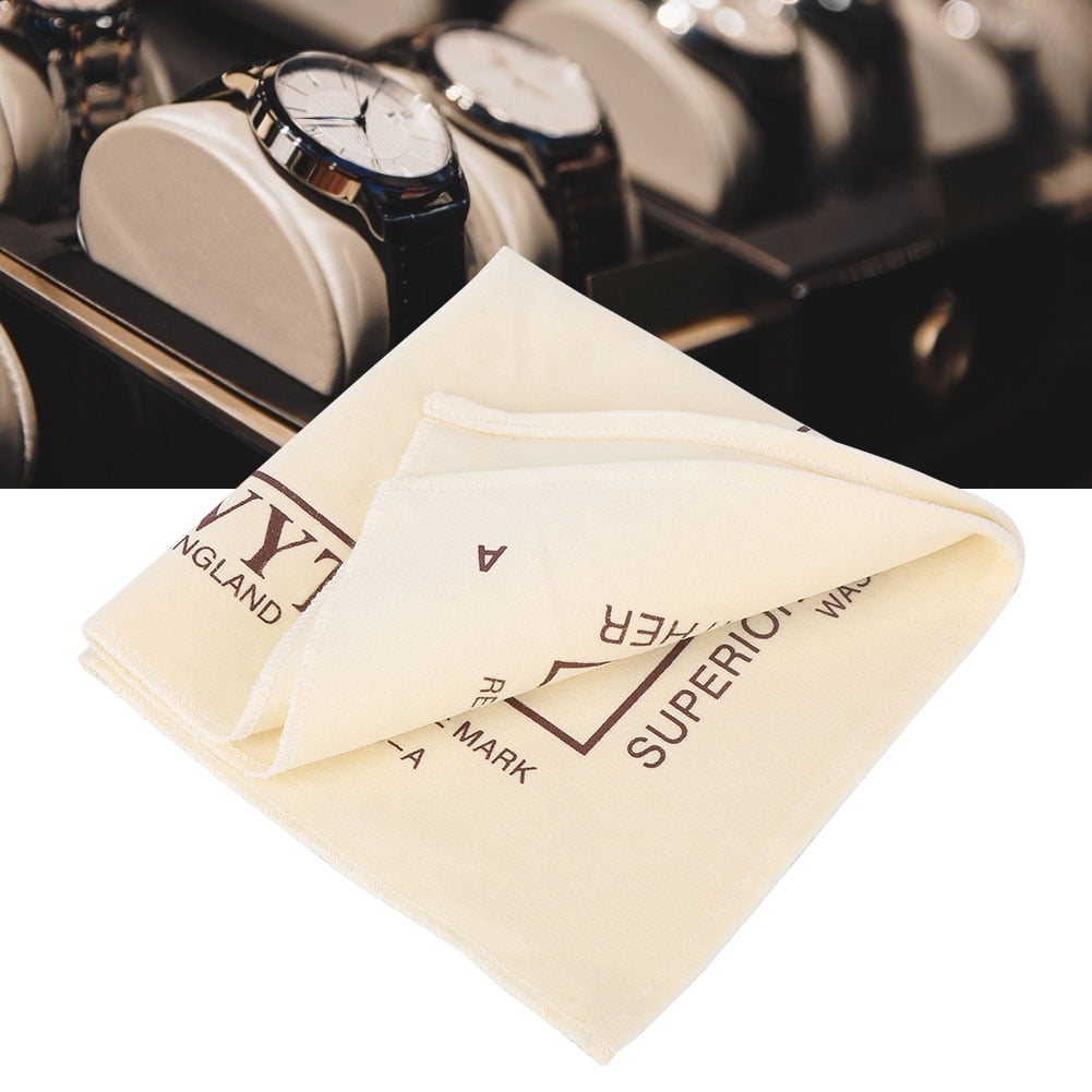 Fyydes Watch Case Jewelry Cleaning Polishing Cloth Wipe Watch Repairing