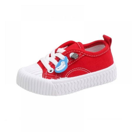 

Kids Canvas Classic Sports Sneakers Soft Sole Anti-slip Shoes