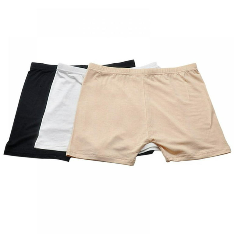3 Pack Seamless Slip Shorts Women's Smooth Slip Panties for Under