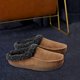 thumbnail image 1 of Pantufla Pantuflas térmicas planas para hombre, antideslizantes, borrosas, para interiores, suela gruesa para invierno DQrwqpou Tenis De Mujer Tenis De Hombre, 1 of 7