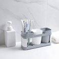 thumbnail image 4 of Mueble de baño de acrílico con taza doble y soporte para cepillo de dientes eléctrico Premium White Rojo Verde, 4 of 5