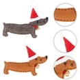 thumbnail image 4 of De Perro Salchicha, Decoración Colgante De Navidad, Árbol De Navidad, Lindo Perro, Colgantes Colgantes, Regalo Para Navidad, Cumpleaños 4 Paquetes Minnieouse HA038292-00, 4 of 6