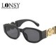thumbnail image 2 of Gafas de sol rectangulares pequeñas Vintage para hombre y mujer Tan Jianjun unisex, 2 of 2