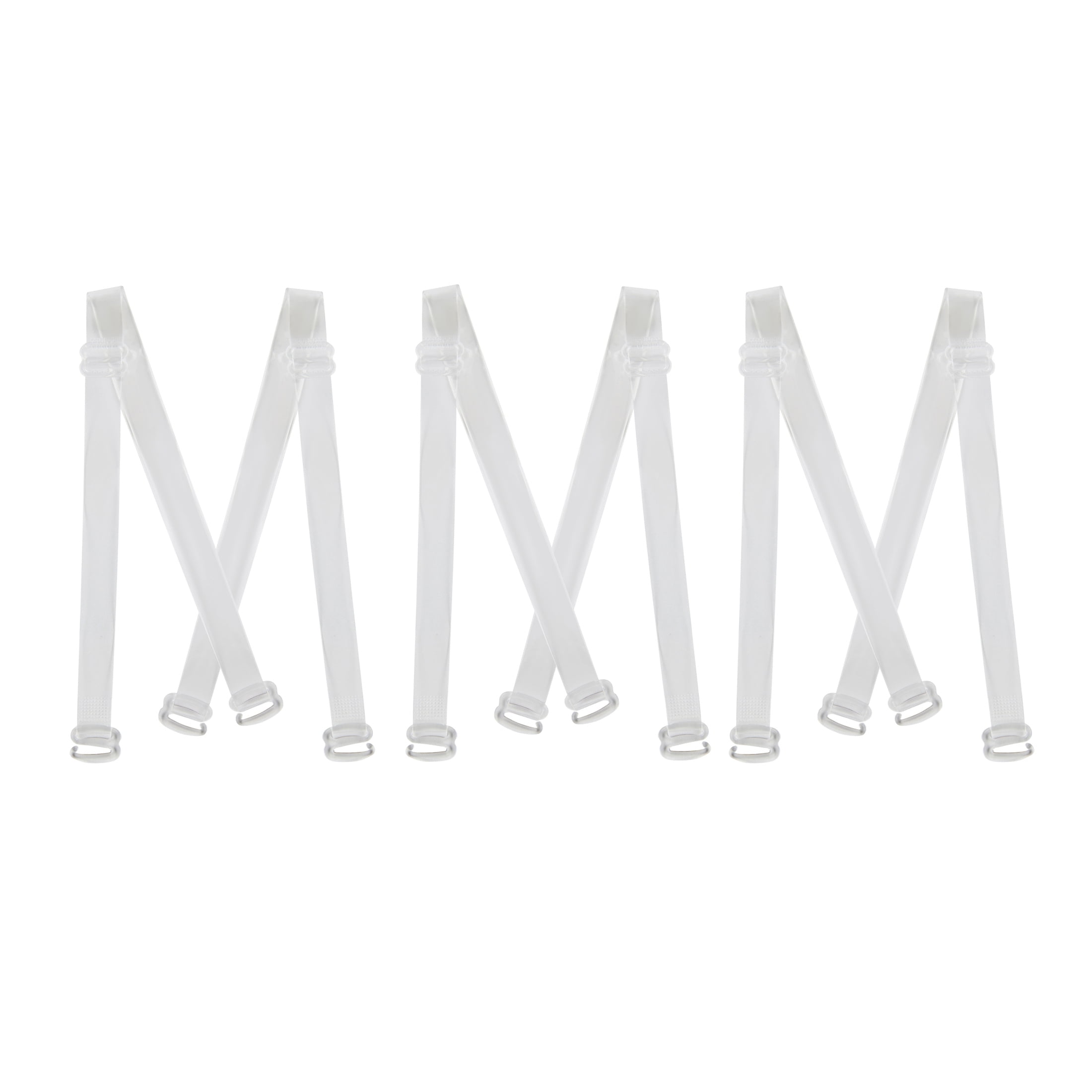 Positively BRA+ZEN Invisible Adjustable Clear Bra Straps - 3 Pair