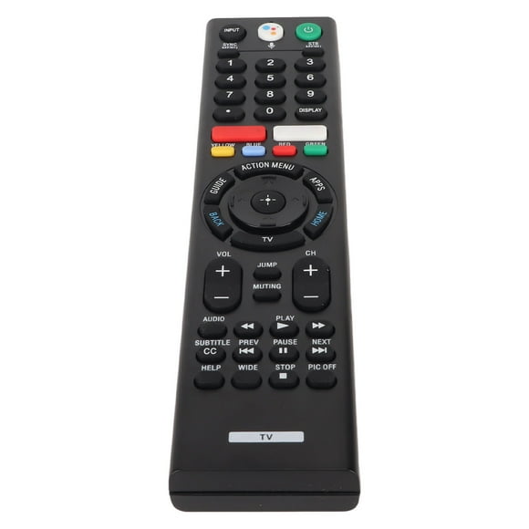 Télécommande TV, Télécommande Vocale Signal Fort Boutons Sensibles ABS RMF TX310U avec Microphone pour KDL 50W800C pour KDL 65W850C