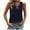 Navy, variant on AherBiu Summer Tank Tops for Women Keyhole Deep V Neck Casual Loose Sleeveless Shirts Blouse Camisole