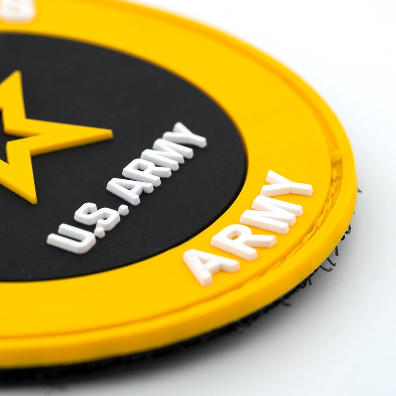 PinMart's Officially Licensed U.S. Army PVC Patch - 3" Round Hook and Loop Tactical Morale Patch for Jackets, Backpacks, Hats, Outdoor Gear, Military Accessories, Veteran and Soldier Gifts - 5 Pack