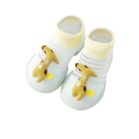 

Toddler Crib Shoes Summer And Autumn Comfortable Toddler Shoes Cute Dinosaur Giraffe Children Mesh Breathable Floor Sneakers