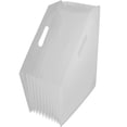 thumbnail image 4 of Shisuyan Durable File Organizer Plastic Portable 1Pcs 12.69X10.02X0.79in, 4 of 9