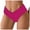 Hot Pink, variant on vigerkar Women's Twist Bikini Bottom Moderate High Cut Swimsuit Bottom Cross V Cut Ruched Ruffles Bathing Suit Bottoms Blue, L