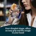 thumbnail image 5 of Libbey Blue Ribbon Rock Glasses Set, Artisan-Inspired Four-Dimple Shaped Glass Cups, Dishwasher Safe Whiskey Glasses Set of 8 for  Dinners, Parties, 5 of 6