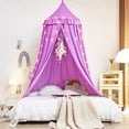 thumbnail image 2 of Dosel para Cama Kertnic Decorativo para Cama Infantil Castillo de Princesa Púrpura, 2 of 8