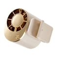 thumbnail image 2 of Ventilador portátil tipo cinturón, recargable por USB, ideal para acampar, actividades al libre, senderismo, excursionismo y pesca. Oro blanco, 2 of 8