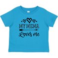 thumbnail image 3 of Inktastic My Mema Loves Me Girls Girls Baby T-Shirt, 3 of 5