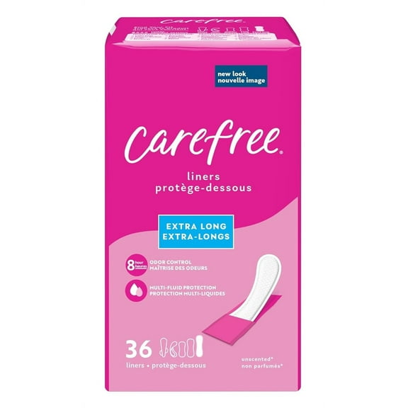 Carefree Acti-Fresh Extra Long 36 Count Liner To Go (Pack of 2)