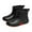 Black, variant on Woman Mens Low Tops Ankle Boots Waterproof Rubber Shoes Rain Boots Rain Solid Color Non-Slip Ankle Boot Female Big Size for Outdoor Garden Farming Fishing
