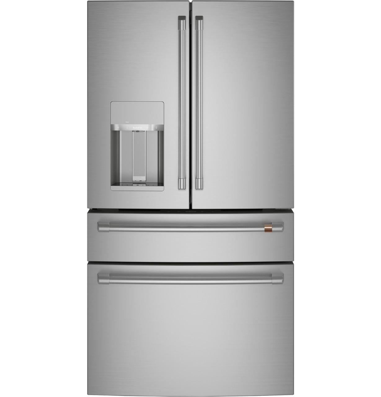 Cafe CXE22DP2PS1 22.3 Cu. Ft. Stainless French Door Counter Depth Smart Refrigerator