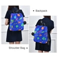 thumbnail image 6 of FORMRS Women's Travel Backpack Purse Anti-Theft Hidden Pockets Casual Shoulder Bag, Colorful Cartoon Planets, 6 of 7
