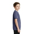 thumbnail image 3 of Sport-Tek Youth Heather Contender Tee-M (True Navy Heather), 3 of 6