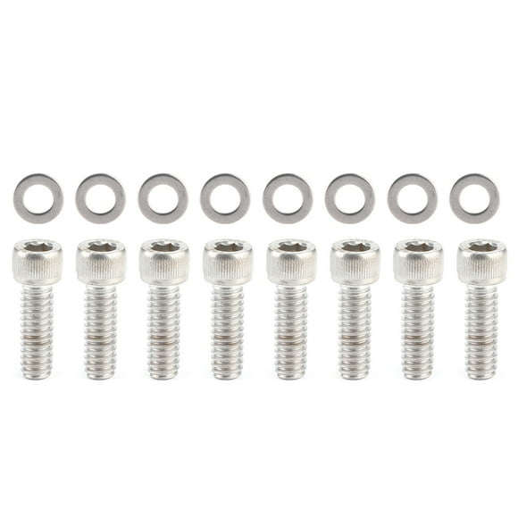 Vis Boulon, 8pcs SBC Couvercle de Soupape Couvercle Boulons Couvercle Rondelle Performance Éprouvée