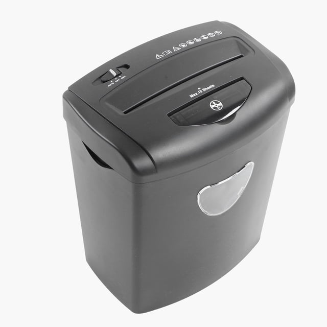 Trituradora De Papel, Trituradora De Papel De Oficina Con Protección Contra Sobrecargas, Corte Transversal De 10 Hojas, 220 V A 240 V Para Empresas
