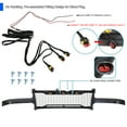 thumbnail image 4 of Spec-D Tuning Matte Black Mesh Grille w/ LED Lamps Compatible with 1999-2002 Chevy Silverado 1500, 4 of 7