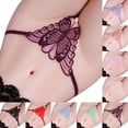 thumbnail image 3 of MYG G-string Femmes Dentelle Sexy Sous-Vêtements Taille Basse Grande Taille Brodée String Perle, 3 of 3