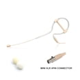 thumbnail image 1 of Beige Single Earhook Headset Microphone for Shure Wireless Convenient Package, 1 of 7