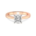 thumbnail image 3 of IGI Certified 2 Carat Princess Shape Lab Grown Diamond Engagement Ring | 14K Rose Gold | Demi Four Prong Lab Diamond Ring | FG-VS1-VS2 Quality Friendly Diamonds, 3 of 5