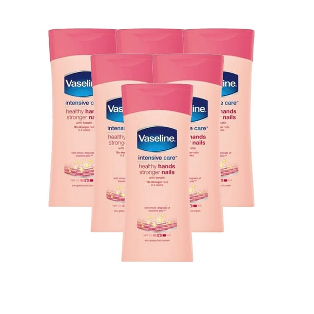 6 Pack Vaseline Intensive Care NonGreasy Hand and Nail Cream with
