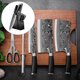 thumbnail image 4 of Juegos de bloques de cuchillos de material acero inoxidable Mangos de ABS con r Corte de de Cuchillos de cocina Rebanado para, 4 of 9
