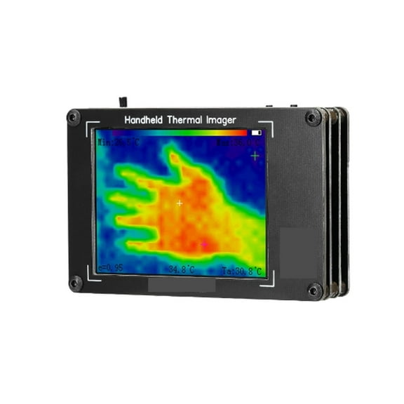 Thermal Imaging Camera, 24 * 32 Pixel Infrared Sensor Simple Thermal Imager 2.0inch LCD 240*320 Resolution Clear Definition Imaging Camera -40 To 300