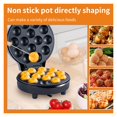 thumbnail image 3 of 750W Electric Cake Pop Maker Non-Stick 14 Cake Capacity Cupcake Maker Griddle Donuts Octopus Balls ,Easy to Operate, 3 of 5