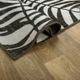 thumbnail image 5 of World Rug Gallery Floral Leaves Flatweave Indoor/Outdoor Area Rug - GRAY 5' X 7', 5 of 9