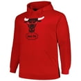 thumbnail image 2 of Men's Mitchell & Ness Red Chicago Bulls Hardwood Classics Big & Tall Pullover Hoodie, 2 of 3