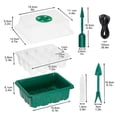thumbnail image 3 of Adjustable Humidity Seed Trays.12 Cells Seed Tray Seed Trays Garden Grow Box Nursery Pot Kit Starting Germination Box, 3 of 4
