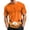 A004-Orange, variant on Mens Halloween Costume Halloween Tshirts Round Neck Short Sleeve Pumpkin Ghost Funny Graphic Print Halloween Tees